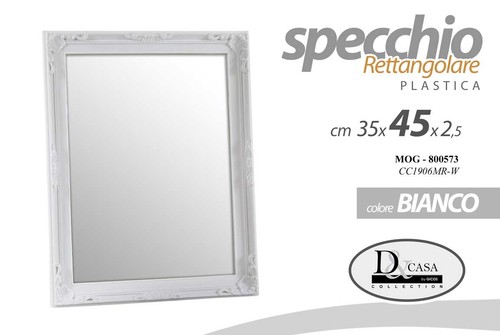 Specchio parete bianco - da,