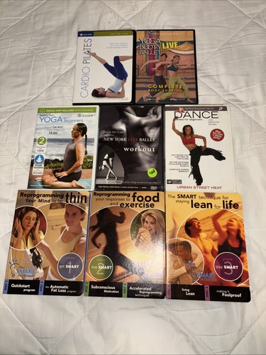 Workout dvds lot dance - workout, of