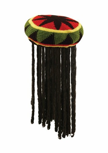 Cappello rasta con - con, capelli