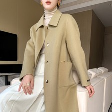 Cappotto donna lana double