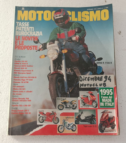 Motociclismo 1994 bmw r - 12,