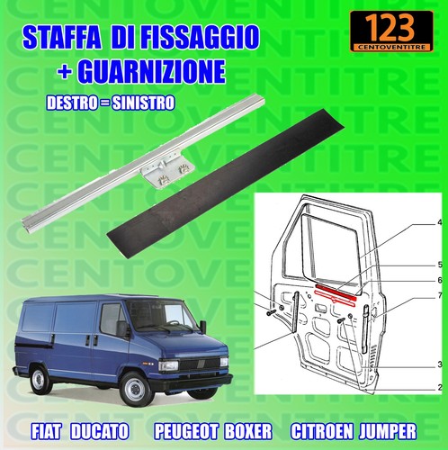 Staffa fissaggio finestrino - staffa,