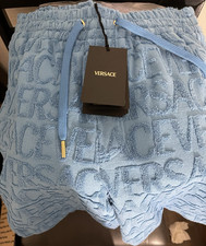 Versace Blue Logo Drawstring