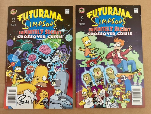 Futurama simpsons crossover - simpsons,