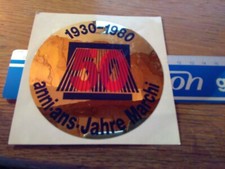 ADESIVO VINTAGE STICKER KLEBER 1930 1980 50 ANNI MARCHI 