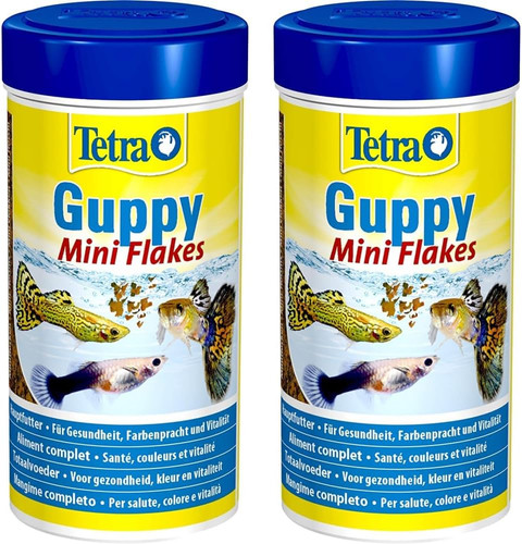 Guppy mini flakes mangime - guppy, flakes,