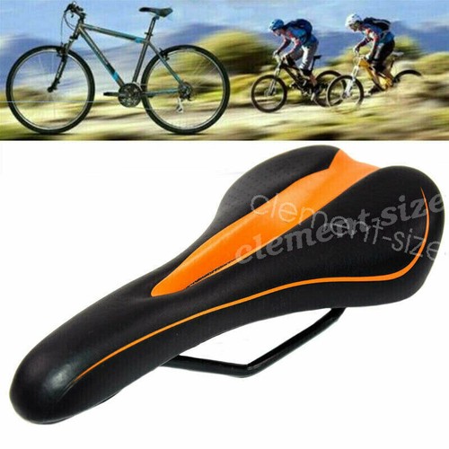 Sella bici mtb arancione cava - bici,