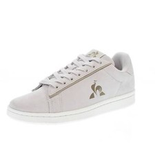 Le Coq Sportif Court Clean - Sneakers Basse In Suede Grigio - Uomo Scarpe