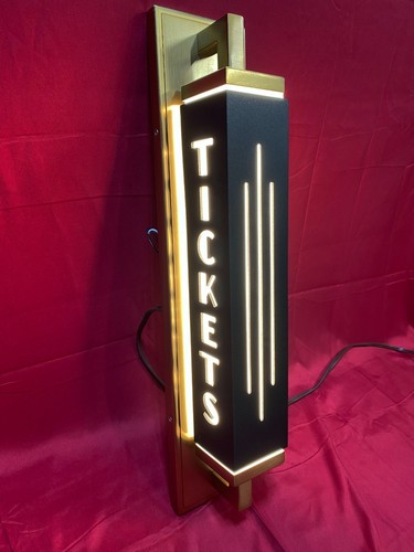 Biglietti illuminati art deco - biglietti,