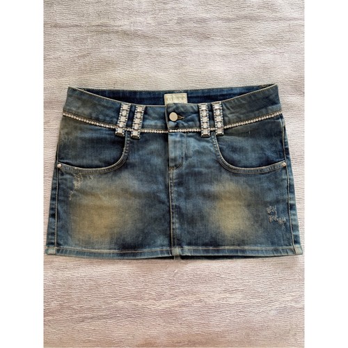 Minigonna met denim blu - denim,