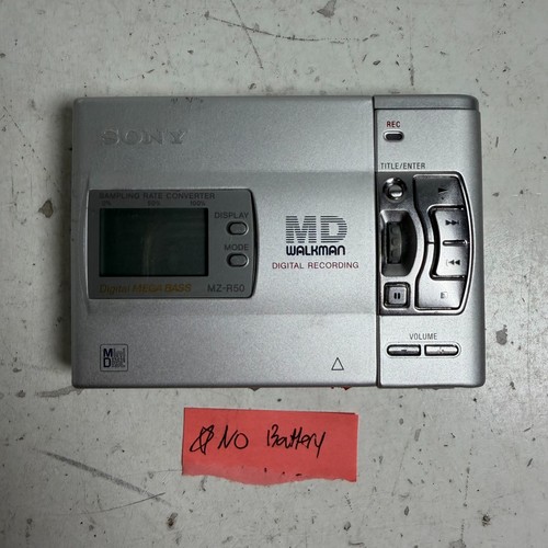 Vintage sony r50 silver - mz-r50,