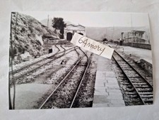Fotografia Ferrovie Sarde Stazione di Seui Linea Mandas Lanusei  20 Marzo 1971 