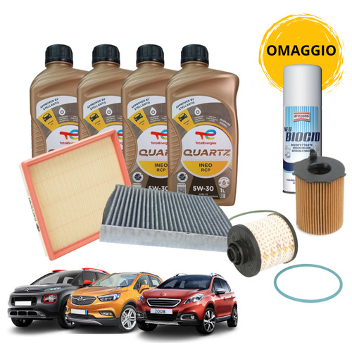 Kit tagliando olio - kit, total