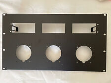 Pannello 6 unità rack 19" preforato per 3 prese 380v 32a gewiss o scame e 3 vani