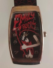Emily the Strange Orologio Da Polso Con Cinturino 