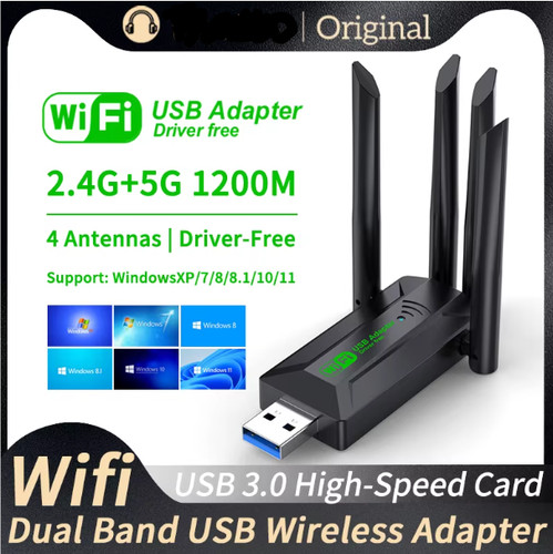 Adattatore wifi usb 1200mbps - usb,