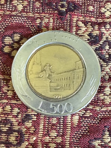 1991 italy 500 lire - 500,
