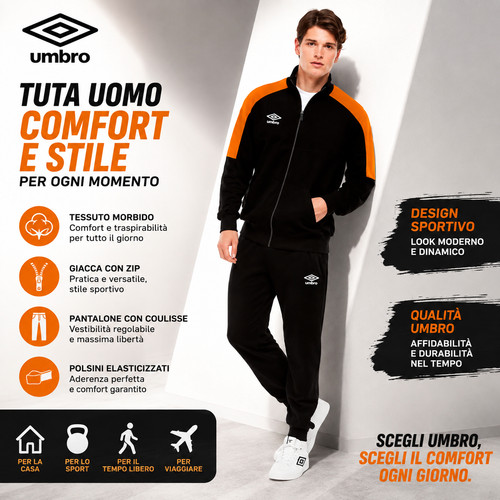 Tuta uomo felpa - tuta,