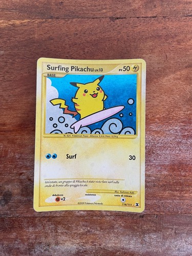 Surfing pikachu holo - surfing,