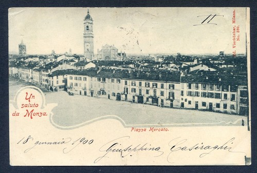 F454 cartolina saluto - un, da
