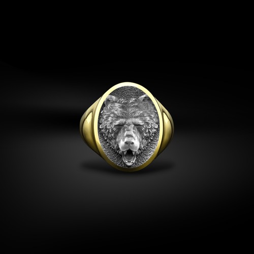 Anello uomo argento - da, in