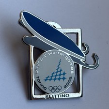 Spilla Olimpiadi Torino 2006 - Slittino