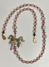 Collana Quarzo Rosa 30" con