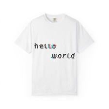 T-Shirt Glitched "Ciao Mondo"