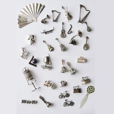 Miniature oggetti in argento