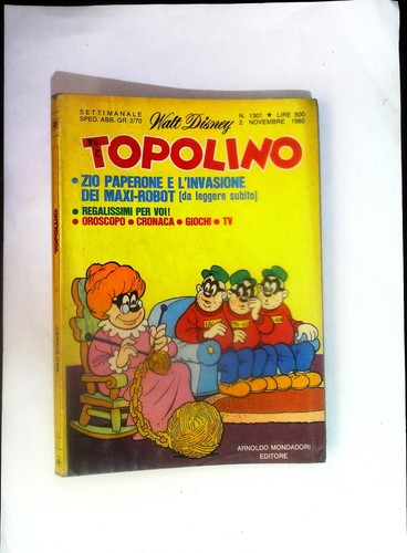 Topolino 1301 mondadori - 1301,