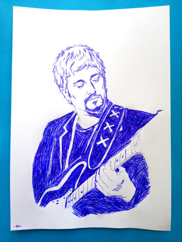 Disegno pino daniele - di,