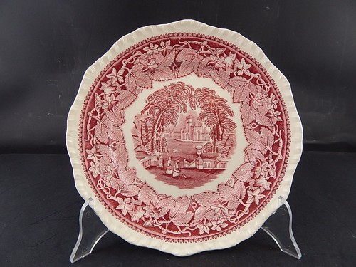 Antico piatto ceramica inglese - ceramica,