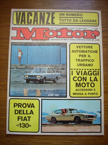 Motor 1970 fiat - fiat, 130_g.p