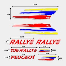 Kit Adesivi Auto Peugeot 106