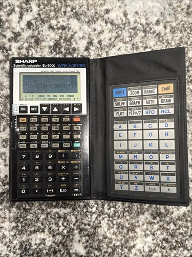 Sharp 9000 calcolatrice - sharp,