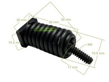 Molla antivibrante per Jonsered CS 2252 2253 2258 2260 / 505 12 87-01