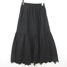 Gonna lunga svasata in cotone