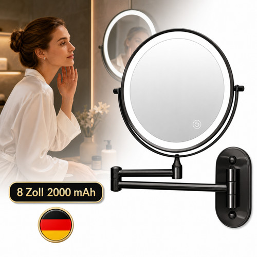 Specchio trucco led con - led,