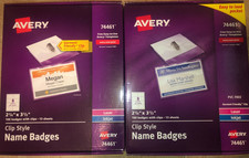 (2) Kit etichette per badge
