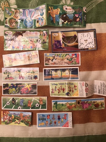 Sorpresine kinder cartine anni - sorpresine,