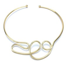Collana girocollo geometrica