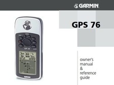 GARMIN GPS 76 PROPRIETARI MANUALE GUIDA DI RIFERIMENTO RISTAMPATO A4 COMB BOUND