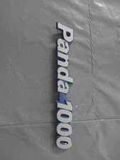 Scritta Targhetta Fiat Panda