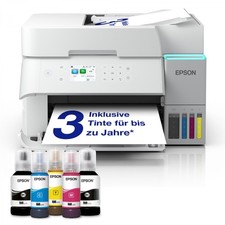 Epson Stampante InkJet a Colori Multifunzione A4 Wi-Fi AirPrint EcoTank ET-3956