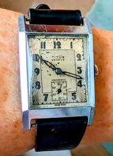 Orologio Tank Gents 1930s Art