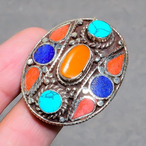 Anello regolabile corallo