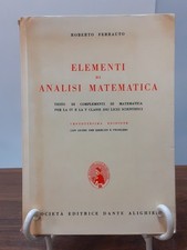 FERRAUTO - ELEMENTI DI ANALISI MATEMATICA [ DANTE ALIGHIERI 1981 ]