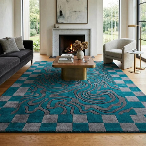 Tappeto trapuntato design