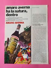 AMARO AVERNA RITAGLIO CLIPPING ANNI 60 ADVERTISING x14