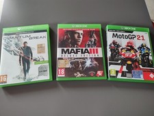 MAFIA III,  MOTOGP 21 e QUANTUM BREAK, Xbox One, Come Nuovi 